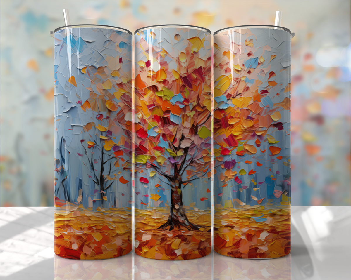 Fall leaves Tumbler online