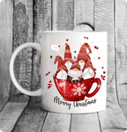Cute Christmas gnome mug
