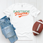 Eastside Rams classic football tee