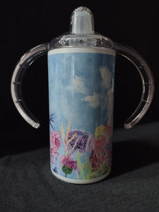 Pretty sippy cup - floral design
