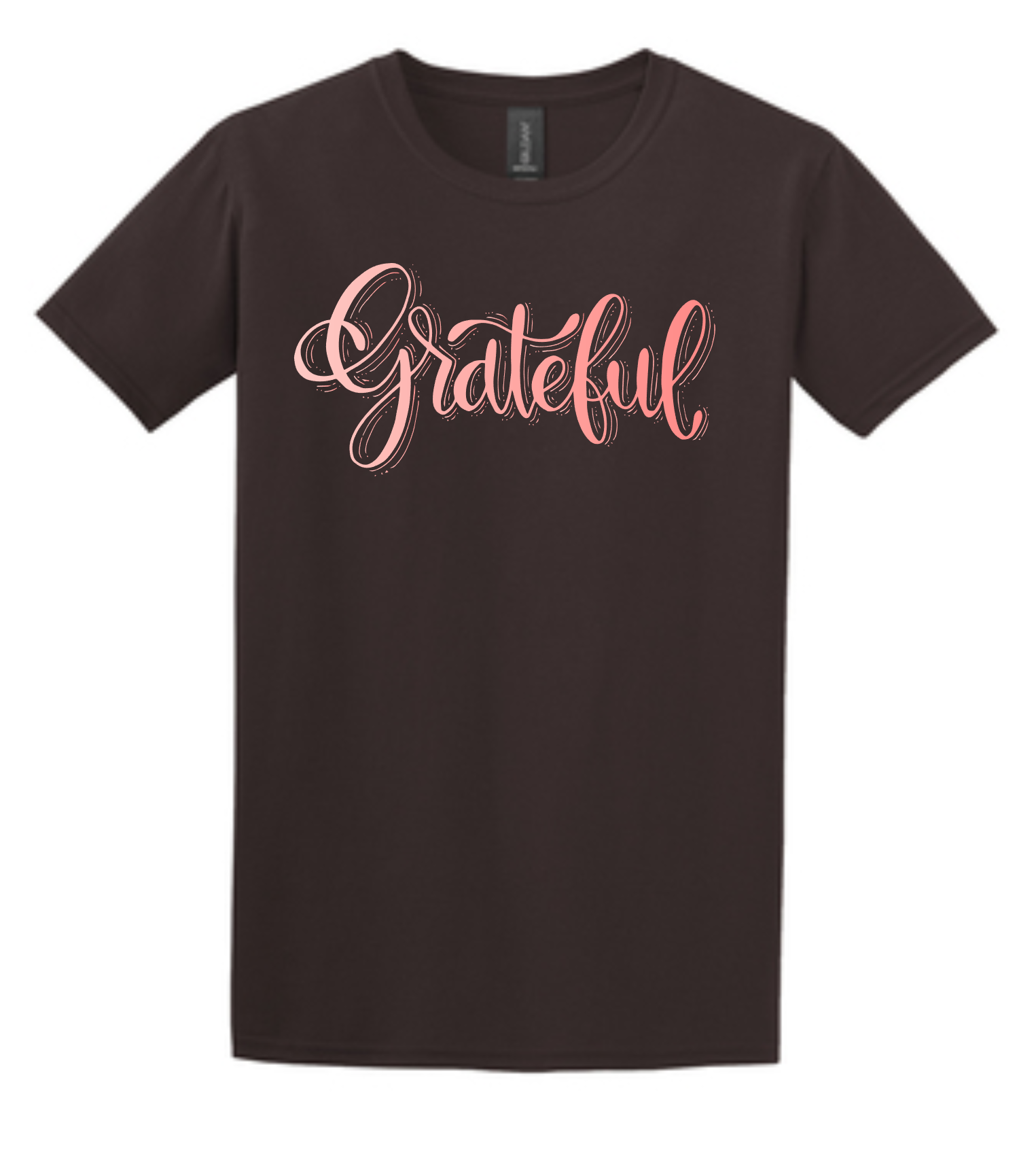 Grateful shimmer tee in cozy Fall colors