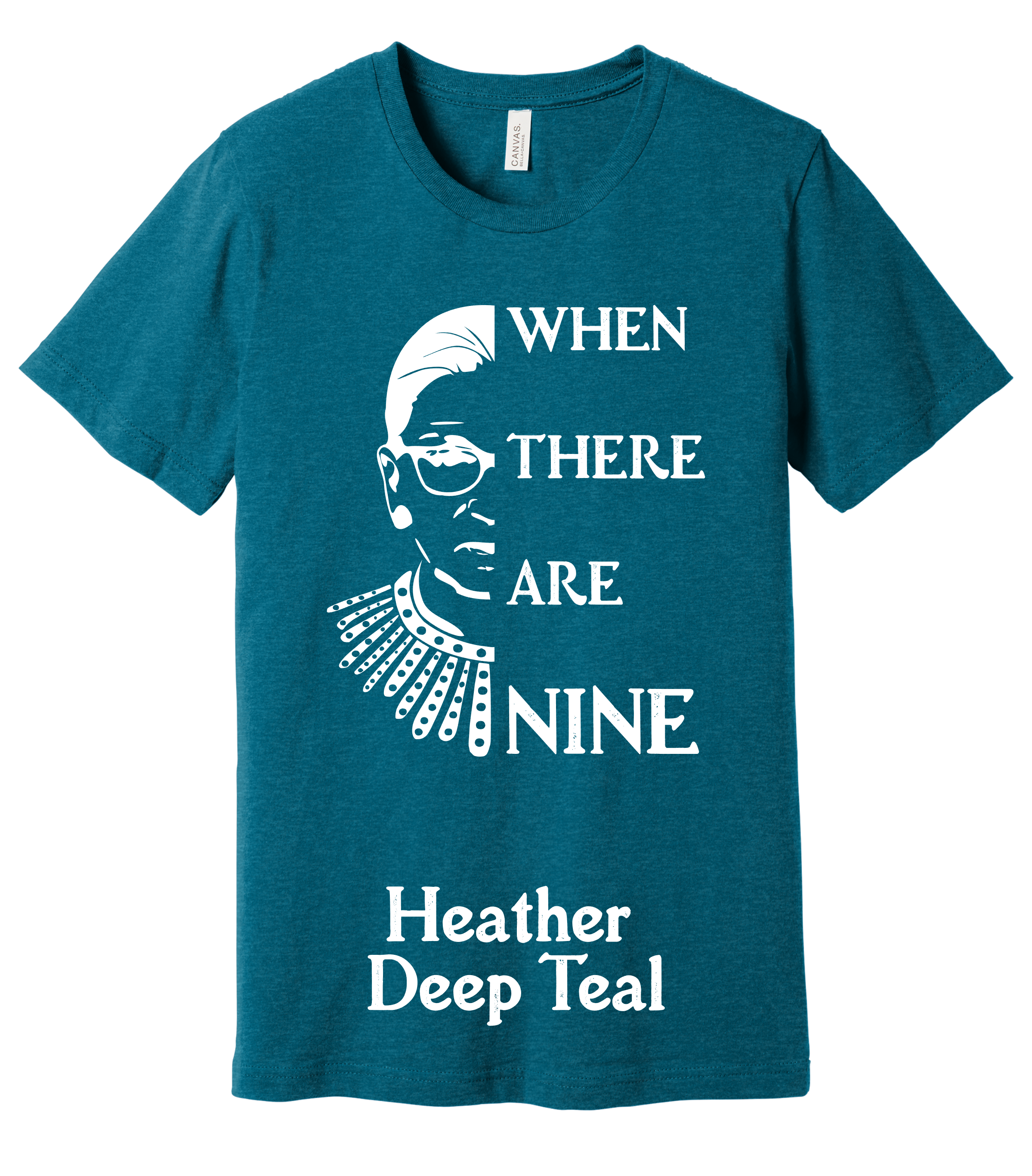When There Are Nine Ruth Bader Ginsburg RBG quote shirt